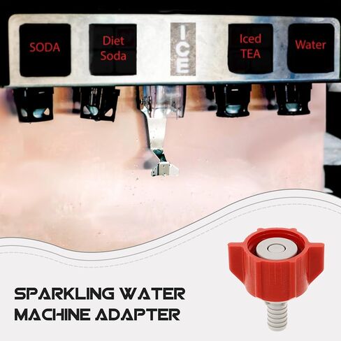 Cabilock Sparkling Water Machine Adapter Reusable Connector Bib Adapter for Practical Bib Connector Useful Bib Connector Bib Connector for Plastic in Saudi Arabia