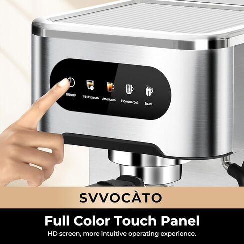 آلة Chulux Espresso ، 20 بار ماكينة القهوة الأوتوماتيكية للمنزل Latte Cappuccino Espresso Maker ، Cool Brew in Kuwait