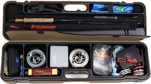 Norfork Expedition Fly Fishing Rod & Reel Travel Case – up to six Rods (9′ 6″), Reels, and Gear Cases (Cobalt Blue) in Saudi Arabia