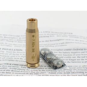 7.62 x 39 mm Caliber Cartridge Laser Bore Sighter Boresighter