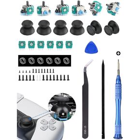 Ps5 Joystick Replacement for Sony PlayStation 5 Ps5 Controller Repair Kit for Ps5 Analog Stick Replacement 3D Sensor Module Joystick for Dualsense Ps5 Controllerjoystick Replacement Accessory (6Pack)