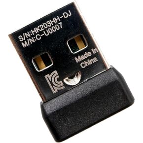 New USB Dongle Unifying Receiver for Mouse and Keyboard Compatible for Any Logitech Product That Display The Unifying Logo (Orange Star, Connects up to 6 Devices)