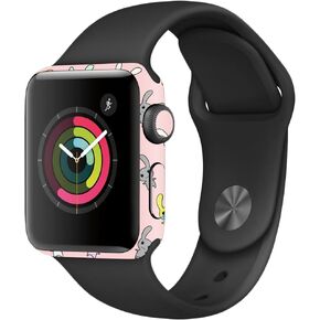 MightySkins Skin Compatible with Apple Watch Series 2 38mm - Bunny Bunches | Protective, Durable, and Unique Vinyl Decal wrap Cover | Easy to Apply, Remove, and Change Styles | Made in The USA