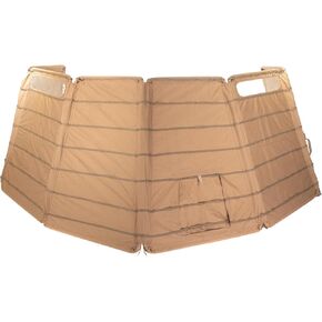 Higdon Outdoors H-Frame Panel Blind (Dirt) | 6- Sided Hybrid Panel Blind | Customizable with Internal Storage and Built in Dog Door