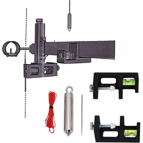 SOPOGER Archery 3rd Axis Bow Sight Level Adjustment Tuning Leveler Target Mounting Leveling Tool Combo Kit Archery Shooting Accuracy Calibrator Precision Bubble Level for Compound Recurve Bow Sight