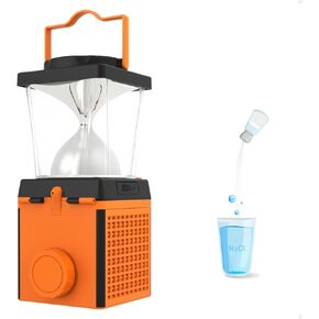 Salt Water Camping Lamp, Outdoor Lanterns Camping Essentials, No Batteries Required Lights for Emergency Supplies, 120H Continuous Lighting , Waterproof IP65 Survival Kit for Hurricane