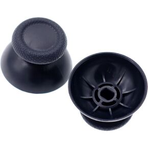 Deal4GO 2-Pack Thumbsticks Concave Rubber Analog Z-Sticks Replacement for PS5 & PS4 Controller Grips Sticks (Black)