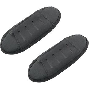 2PCS Universal Removable Protective Pad for Backpack Shoulder Strap Non-Slip Tactical Shoulder Pad Breathable Soft Pad for Fishing Bag Canvas Camera Bag Guitar Sling Black