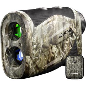 Hunting Rangefinder 765/1093Y Laser Range Finder 6X Magnification, Distance/Angle/Speed Measure, Flagpole Locking Vibration Scan Compact Rangefinders Device for Golf, Hunting, Shooting & Hiking