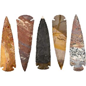 واحد 5 بوصات الرمح الهندي Arrowhead Arrowhead SPERHEAD Chert Flint Project Point (1PC)