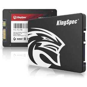 KingSpec 2TB 2.5" SATA SSD, SATA III 6Gb/s Internal Solid State Drive - 3D NAND Flash TLC, Compatible with Desktop/Laptop/All-in-one