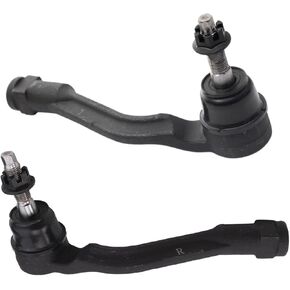 TRQ Front Outer Tie Rod Set Compatible with 2018-2021 Hyundai 2018-2020 Kia