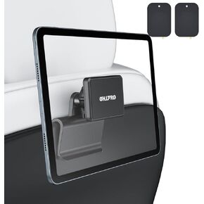 OHLPRO Newly Upgraded Tesla Model Y Model 3 Headrest Magnetic Tablet Holder, 360 ° Rotatable Seat Back iPad Mount Stand, Compatible with Tesla Accessories of Tablet