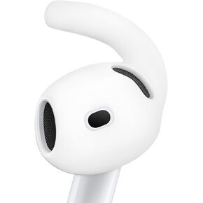 Seltureone 6 Pairs Ear Hooks for AirPods 4 [Added Storage Pouch], Sport Non-Slip and Anti-Slip Earbuds Ear Tips Accessories Compatible with AirPods 4th Generation Released 2024