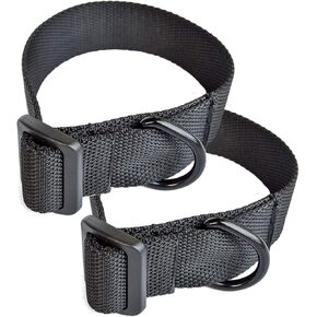 2 Pack Adjustable Rifle Sling Universal Gun Slings 1.25" Nylon Strap with D Ring Loop for Outdoor Sports
