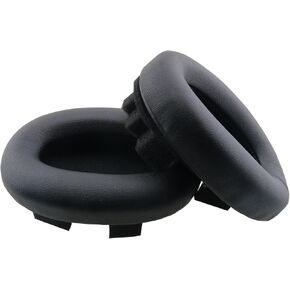 DGZZI 1 Pair Black Headphone Cushions Noise Lsolating Ear Muffs for Foam Headphone Cushions Ear Cushions Leatherette Noise Lsolating Foam Increased Thickness Black