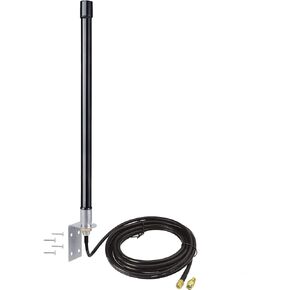 Bingfu 4g LTE Long Range Cellular Trail Camera Antenna Wall Mount - Compatible with Spypoint Link Micro Covert Spartan Stealth Tactacam Muddy Wildlife Hunting Game Cam Outdoor Mobile Security Camera