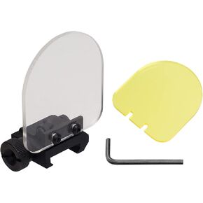 Sight Protector Lens Protector Shield 3mm Lens Protector Red Dot Sight Scope Transparent Protector Rounded Foldable Lens 21mm Clear Transparent Scope Lens Protector