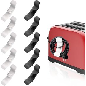 Cord Organizer for Kitchen Appliances - Silicone Cord Keeper for Small Kitchen Gadgets, Cable Management for Mixer, Coffee Maker, Air Fryer & More
