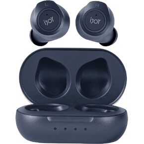 iJoy Premium Gravity TWS Earbuds Wireless Bluetooth 5.0 Compatible in-Ear Headset with Built-in Mic & Portable Recharging Case - IPX4 Waterproof & Sweatproof Design for Sports- Long Battery Life