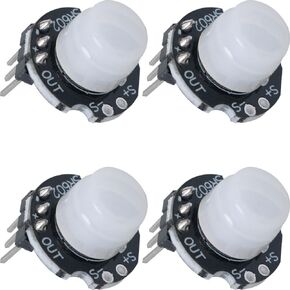 4PCS Motion Sensor Detection Module Sensitive Pyroelectric Probe PI Human Infrared Sensor Module for Sensor Lights Alarms Security Agriculture, Forestry and Mining Automation Equipment