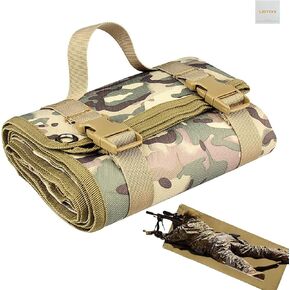 Tactical Roll-Up Shooting Mat - Extra Large Padded, Waterproof & Non-Slip Design for Rifle Hunting and Range Shooting