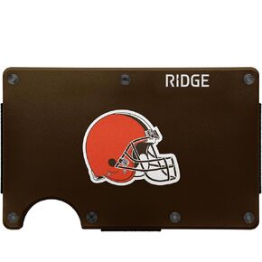 محفظة The Ridge NFL - New Orleans Saints - محفظة نحيفة، حامل بطاقات، تحمل ما يصل إلى 12 بطاقة آمنة RFID، كتل قارئات الرقائق، محفظة صغيرة مع حزام للنقود ومشبك نقود إضافي