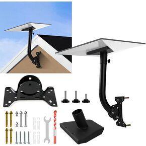 Starlink Gen 3 Mount, Adjustable Wall and Roof Pole Mount, Durable Metal Pipe Adapter for Starlink, V3 Mounting Kit with Easy Installation and Versatile Fit, Compatible with Starlink Accessories