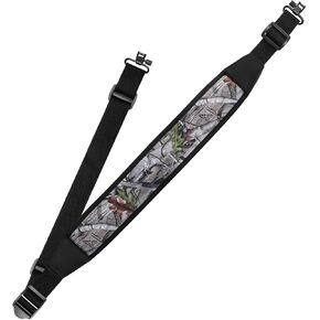 1PCS Rifle Sling, Gun Sling for Rifle Shoulder Strap Two Point Neoprene Padded Shotgun Strap with Steel Swivels, Length Adjustable Shoulder Gun Padded (1)