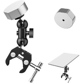 Mini Mini Mount for RV/Yacht/Camper/Basslerails ، Mini Mini RV Sadder Mount ، Mini Mini Mount ، 360 ° Clamp Clamp Starlink Mini Accessories متوافقة مع محول الأنابيب الأصلي
