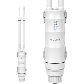 WAVLINK AC1200 Outdoor Long Range WiFi Extender/Wireless Access Point with Active/Passive POE,WAN/LAN Port,IP67 Waterproof, Dual Band 5G+2.4G, 2x7dBi Antennas,Supports Router/AP/Repeater Modes