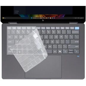 Clear Keyboard Cover Skin Compatible for HP OmniBook Ultra Flip 2-in-1 Laptop Next Gen AI PC 14" 14t-fh000, 14-fh0047nr Series (Clear)