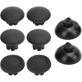 مجموعة استبدال Caps Thumbstick Caps لـ Edge ، لـ Pro Elite ، لـ PS4 ، لـ Switch Pro ، لأجهزة Xboxseries ، وغطاء عصا الإبهام ، وملحقات إبهام عصا الإبهام (أسود)