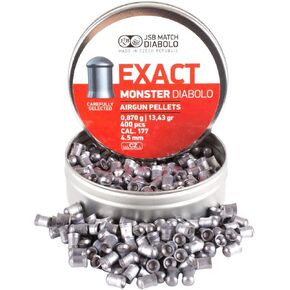 JSB Exact Monster .177 Cal, 13.4 Grains, Cylindrical, 400ct