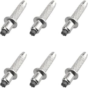 6PCS High Carbon Steel Silver Trekking Pole Tips 31x5mm Replaceable Accessories for Hiking Poles with Strong Grip and Anti Slip Capability Ideal for Outdoor Travel and Hiking Accessories