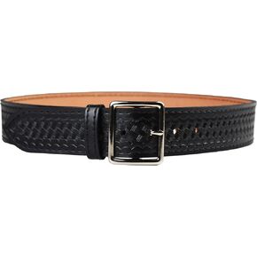 Safariland Duty Gear Bianchi Bianchi 51-42-4: Garrison Belt W/Square Buckle, Basket Weave, Black