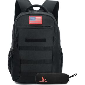 outdoor plus Camo Backpack for Boys,Military Teen Backpack with USB Port, Army Bookbag for School
