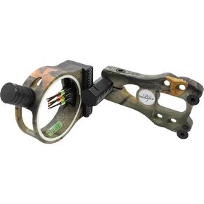 Southland Archery Supply SAS 5-Pin .029 Fiber Optics Bow Sight with LED Sight Light