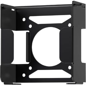 Fasgear Mac Mini M4 Mount Pure Aluminum Under Desk VESA Mount Monitors Mounting Bracket with Anti-Theft Function, Metal Wall Mounted VESA Compatible with Mac-Mini M4 Pro 2024(Black)