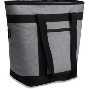 Cooler Bags Insulated Grocery Bags, Collapsible Coolers Shopping Bags for Travel to Keep Frozen Cold and Hot Food for Shopping Beach Picnic Camping(Grey-Small)