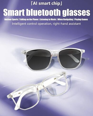 Wireless Bluetooth Sunglasses for Men Women Polarized, Smart Sunglasses Headphones Bluetooth Audio Glasses with Speakers in Saudi Arabia