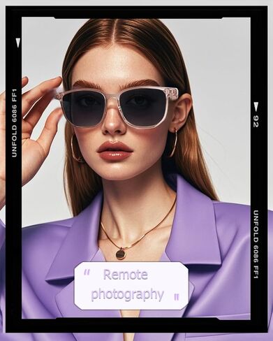 Wireless Bluetooth Sunglasses for Men Women Polarized, Smart Sunglasses Headphones Bluetooth Audio Glasses with Speakers in Saudi Arabia