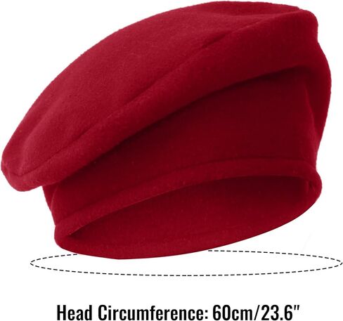 KUOIN Medieval Beret Cap Renaissance Festival Cosplay Hat for Women Men in Saudi Arabia