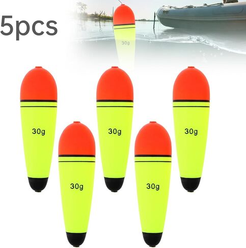 أصوات الأسماك الأريدية تطفو اللباس المرجون إيفا الرغوة ، عوامات الصيد المرجحة ، عوامة صيد إيفا-سليدر بوببرز للمياه المالحة للمياه العذبة (5 مساءً 30 جرام) in Kuwait