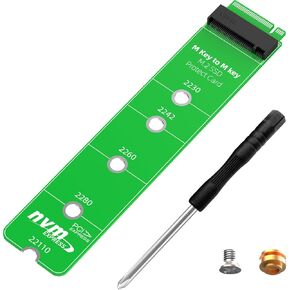 M Key to M Key for M.2 PCIE NVMe SSD Extended Test Protection Adapter Card,Compatible with PCIE B&M Key to M Key 22x30/42/60/80/110 M.2 NGFF SSD Extension Converter Card-FPTOP2