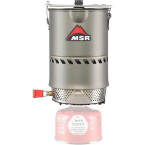 MSR Reactor Windproof Camping and Backpacking Stove System, 1.0L, 2024 Version