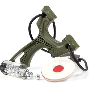 Torque Slingshot with Target, Ammo, and Looped Tube Bands for Professional Target Shooting Precision Sling Shot