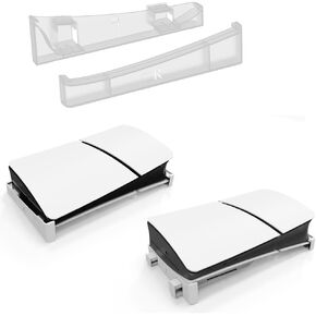 قوس التثبيت الأفقي لـ PS5 Pro/PS5 Slim ، Easy Enstrivation High Sentive ، PS5 Stand ، PS5 أفقي ، حامل PS5 Slim ، الطرز الطرز الجديد PS5 (شفاف) in Kuwait