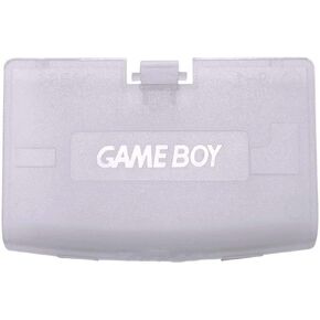 for Game Boy Advance GBA Replace The Battery Cover Back Door Lid of The Back Cover (Clear Purple)