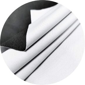 Projector Screen DIY Elastic Polyester Material 59x105 inch for Max 130 inch 16:9 Projection Screen Economical Black Backing 4K Ultra HD Front Projection Textile Fabric